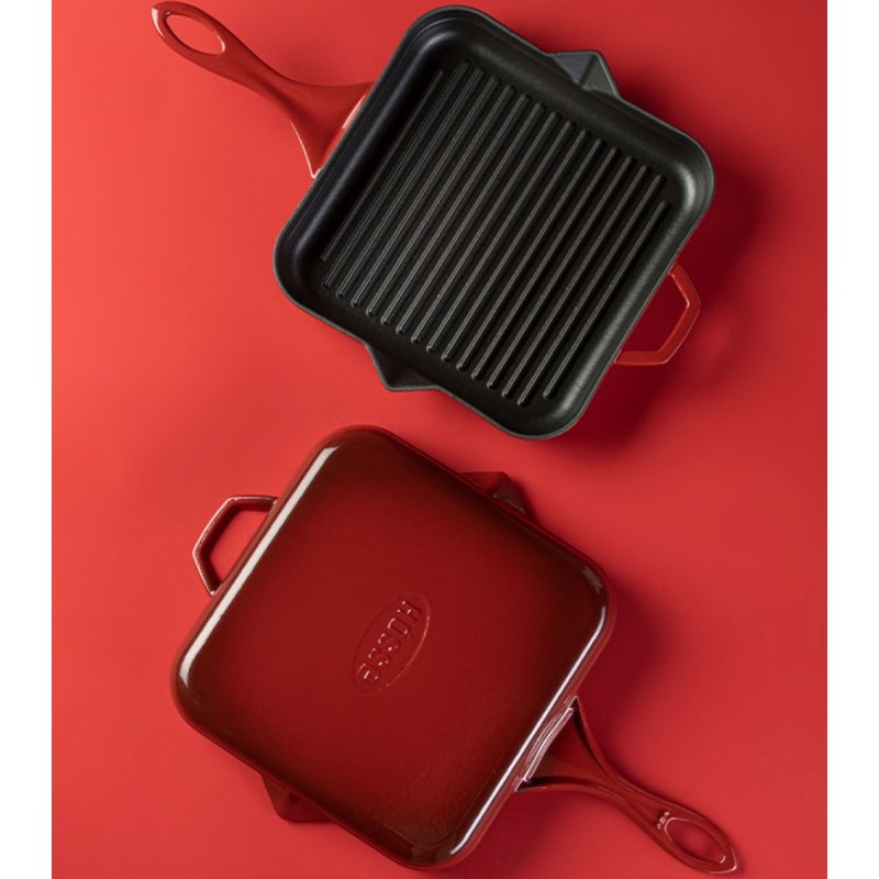 Gietijzer Set uit 3 delen Hosse, Rubin | Gietijzeren pan set |  |