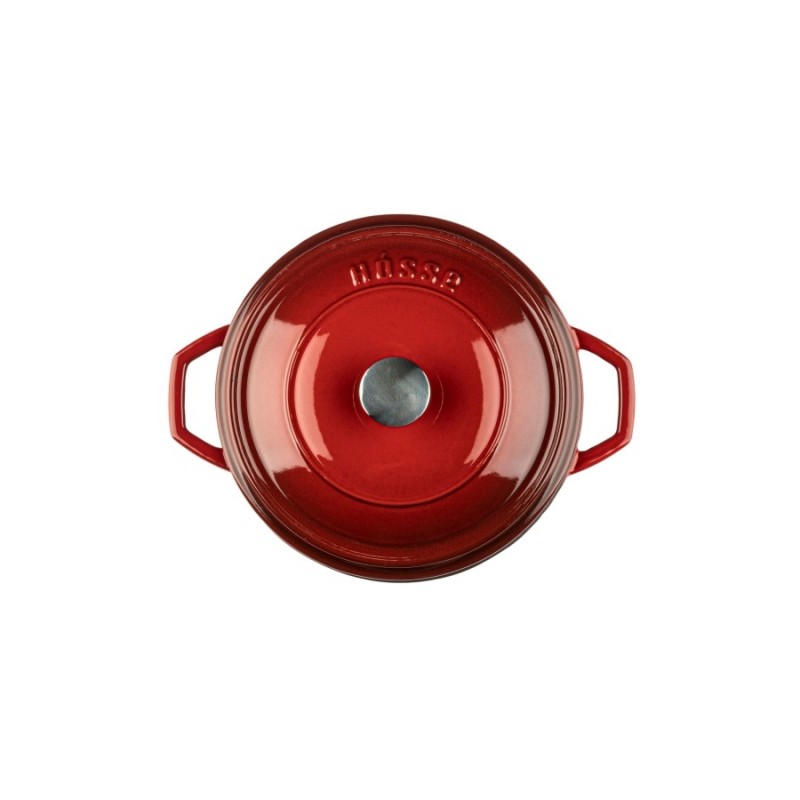 Diepe gietijzeren pot Hosse, Rubin, Ф20 | Gietijzeren pot |  |