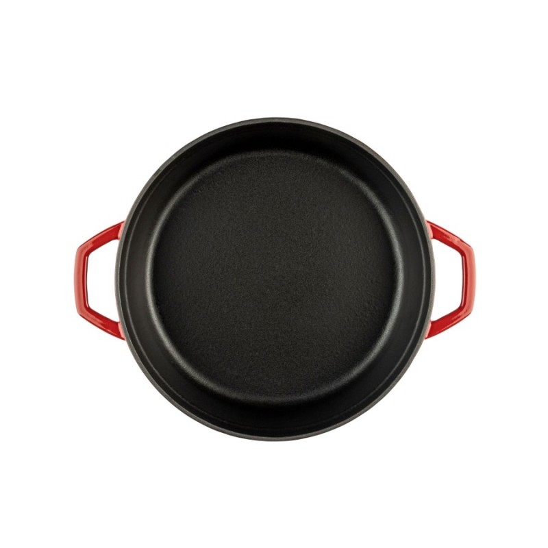 Ondiepe gietijzeren pot Hosse, Rubin, Ф26 | Gietijzeren pot |  |