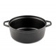 Diepe gietijzeren pot Hosse, Black Onyx, Ф28 | Gietijzeren pot |  |