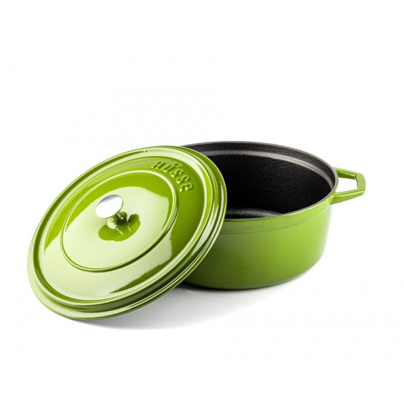 Diepe gietijzeren pot Hosse, Bamboo, Ф28 | Gietijzeren pot |  |