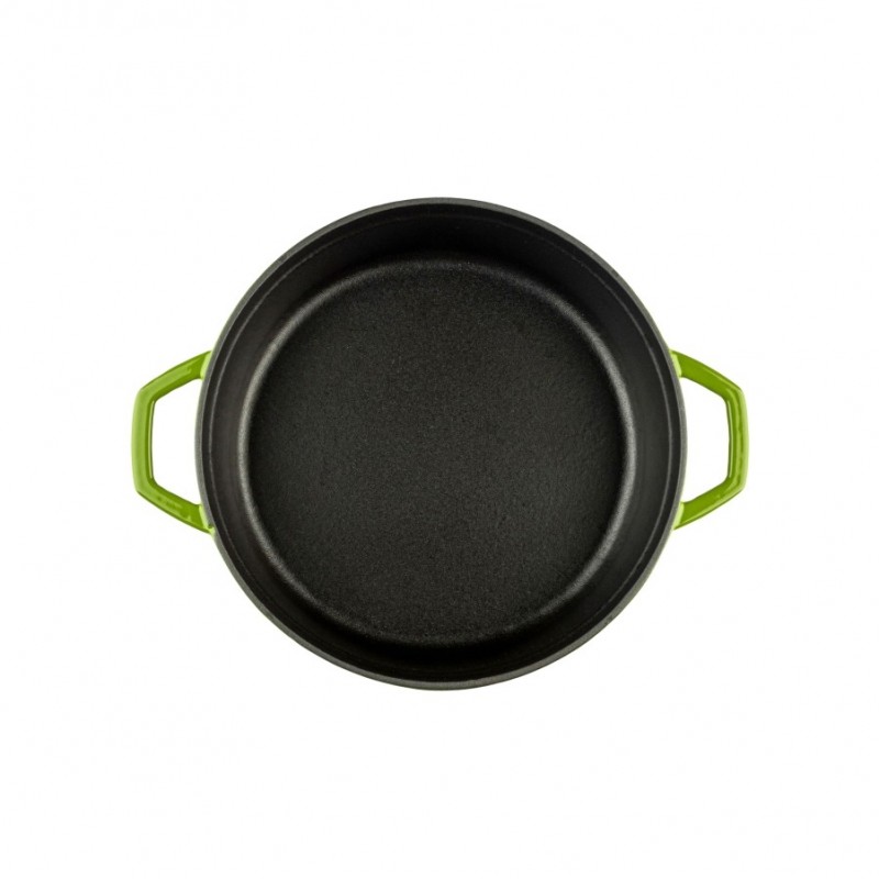 Ondiepe gietijzeren pot Hosse, Bamboo, Ф26 | Gietijzeren pot |  |