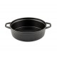 Ondiepe gietijzeren pot Hosse, Black Onyx, Ф26 | Gietijzeren pot |  |