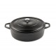 Ondiepe gietijzeren pot Hosse, Black Onyx, Ф26 | Gietijzeren pot |  |