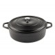 Ondiepe gietijzeren pot Hosse, Black Onyx, Ф28 | Gietijzeren pot |  |