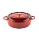 Ondiepe gietijzeren pot Hosse, Rubin, Ф26 | Gietijzeren pot |  |