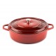 Ondiepe gietijzeren pot Hosse, Rubin, Ф28 | Gietijzeren pot |  |