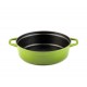 Ondiepe gietijzeren pot Hosse, Bamboo, Ф26 | Gietijzeren pot |  |