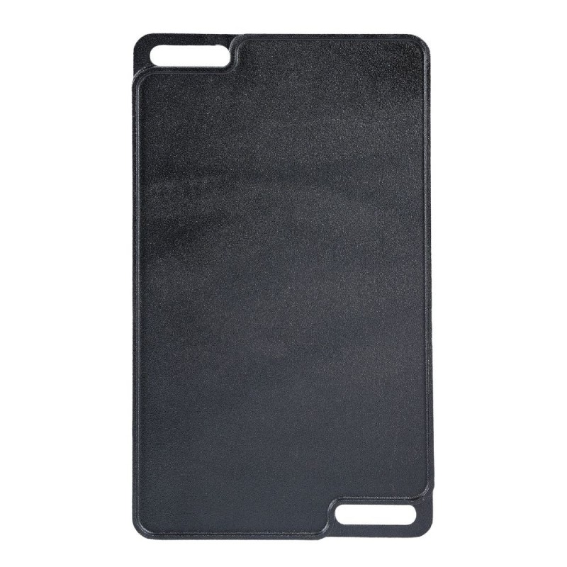 Dubbelzijdige gietijzeren grillplaat, 46x26 cm | Gietijzeren plaat |  |