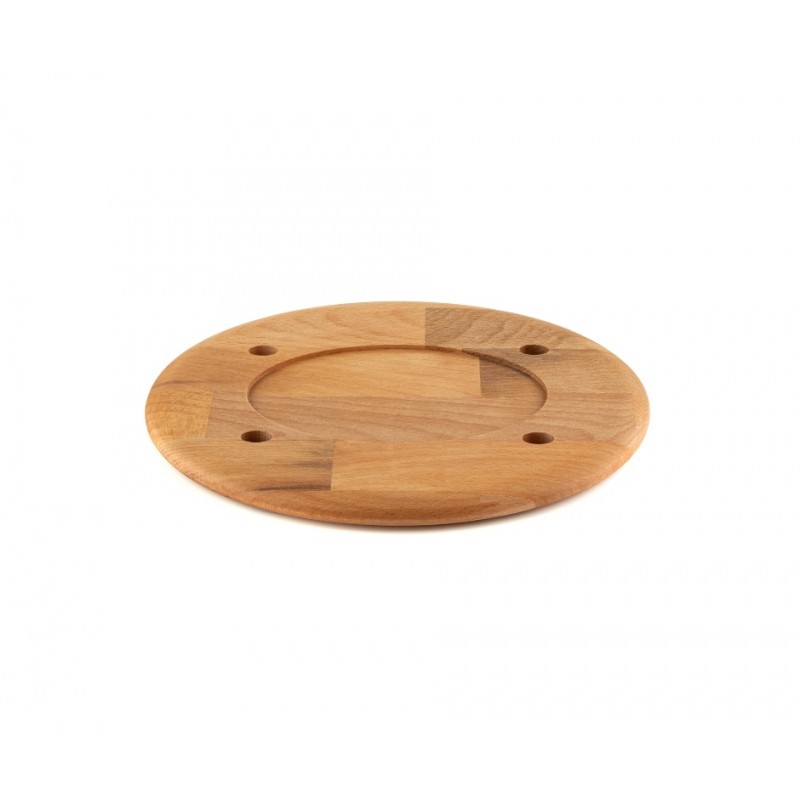 Houten onderzetter voor ovaal bord Hosse HSOISK1728, 17x28cm | Houten onderzetter |  |