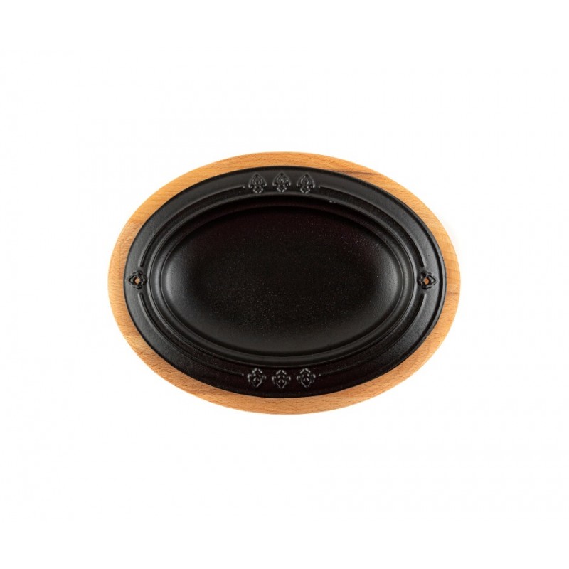 Houten onderzetter voor ovaal bord Hosse HSOISK1728, 17x28cm | Houten onderzetter |  |