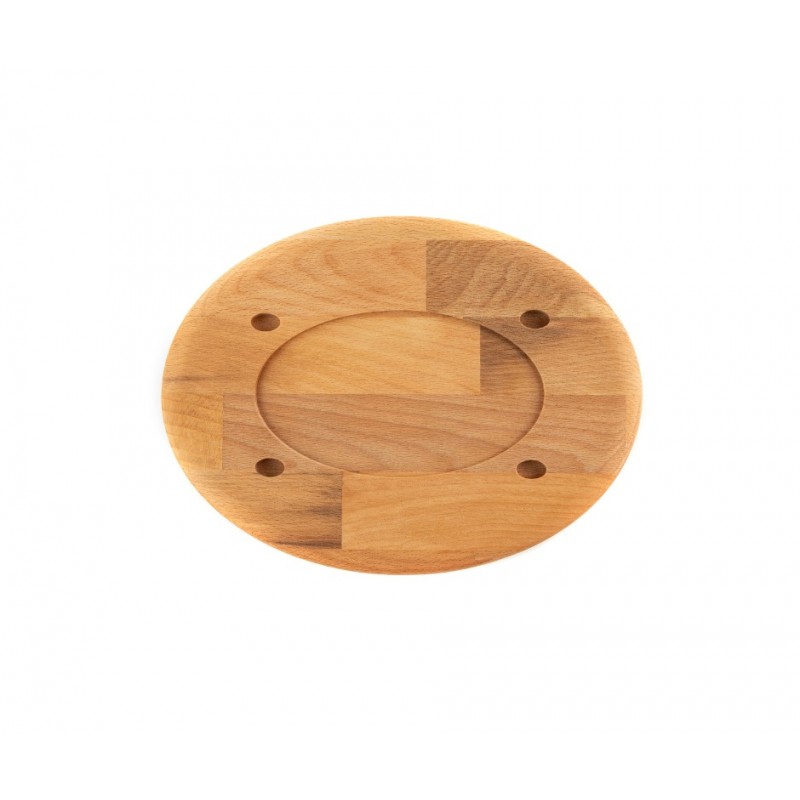 Houten onderzetter voor ovaal bord Hosse HSOISK1728, 17x28cm | Houten onderzetter |  |