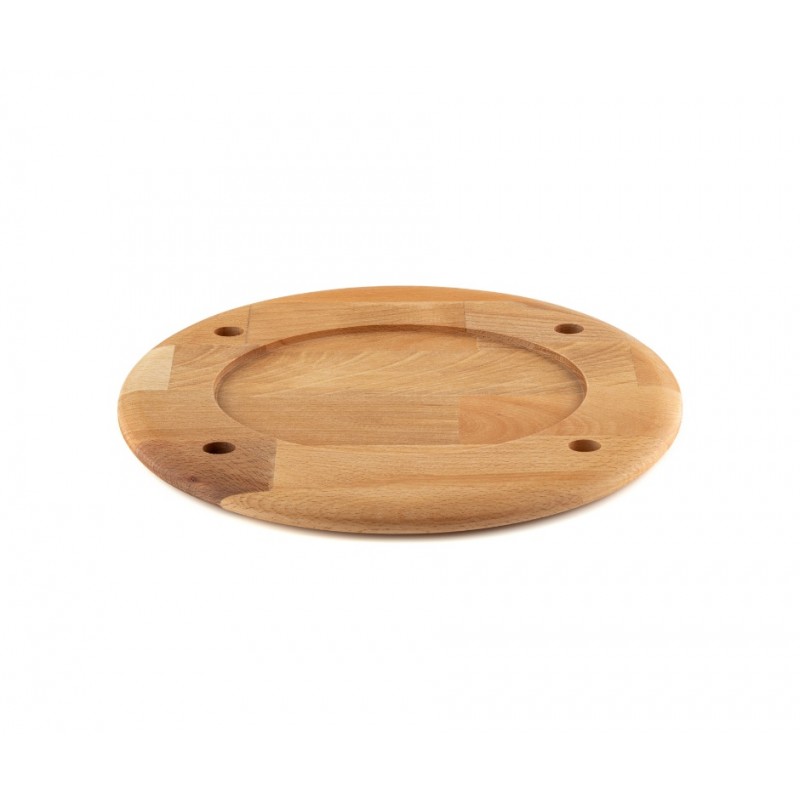 Houten onderzetter voor ovaal bord Hosse HSOISK2533, 25x33cm | Houten onderzetter |  |