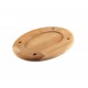 Houten onderzetter voor ovaal bord Hosse HSOISK2533, 25x33cm | Houten onderzetter |  |
