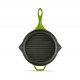 Geëmailleerde grillpan gietijzer Hosse, Bamboo, Ф28cm | Grillpan gietijzer | Gietijzeren pan |