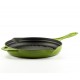 Geëmailleerde grillpan gietijzer Hosse, Bamboo, Ф28cm | Grillpan gietijzer | Gietijzeren pan |