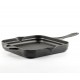 Geëmailleerde grillpan gietijzer Hosse, Black Onyx, 28x28cm | Grillpan gietijzer | Gietijzeren pan |