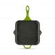 Geëmailleerde grillpan gietijzer Hosse, Bamboo, 28x28cm | Grillpan gietijzer | Gietijzeren pan |