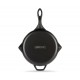 Geëmailleerde gietijzeren pan Hosse, Black Onyx, Ф28cm | Platte gietijzeren pan | Gietijzeren pan |