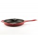Geëmailleerde gietijzeren pan Hosse, Rubin, Ф24cm | Platte gietijzeren pan | Gietijzeren pan |