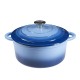Geëmailleerde gietijzeren pot, Blauw, Ф22 | Gietijzeren pot |  |