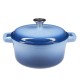 Geëmailleerde gietijzeren pot, Blauw, Ф24 |  |  |
